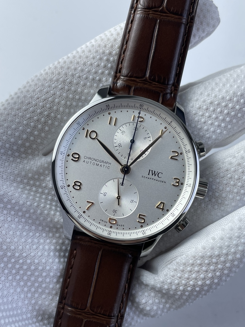 (준비완료/특급배송)NO.2315/ZF공장 V3 IWC IW3716 포루트기저 화이트다이얼 골드핸즈 가죽